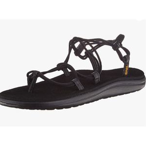 TEVA Voya Infinity Bungee  womens black strappy  sandals size 8  style  1019622